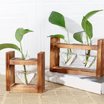 Vase Soliflore Cœur Encadrement Bois - Vignette | Vase Cute