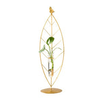 Vase Soliflore Encadrement Feuille Gold - Vignette | Vase Cute