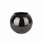 Vase sphérique moderne design raffiné présentation modèle Noir.