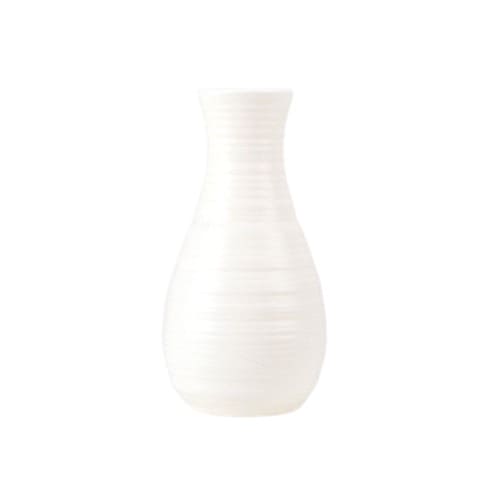 Vase style Nordique original en Polyéthylène présentation modèle C Blanc