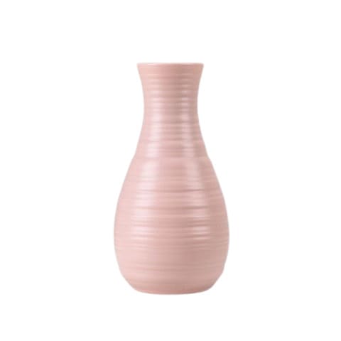 Vase style Nordique original en Polyéthylène présentation modèle C Rose
