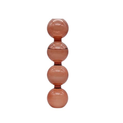Vase transparent bulle sphérique - Verre borosilicate Modèle Café Grand