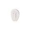 Vase visage blanc Modèle Ovale S présentation sur fond blanc