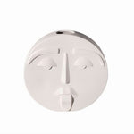 Vase Visage Blanc Atypique Expressif - Vignette | Vase Cute