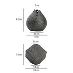 Vase Zen Effet Métal Artisanal - Vignette | Vase Cute