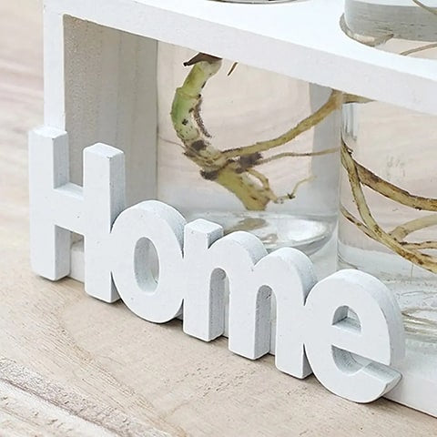 cadre soliflore home modèle bois blanc détails home