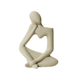 Vase soliflore design figurine pensive   (Céramique) - Vignette | Vase Cute