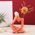 Vase Soliflore Design Figurine Pensive   (Céramique) - Vignette | Vase Cute