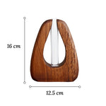 Soliflore en Bois Design Formes Variées   (Verre & bois) - Vignette | Vase Cute