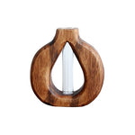 Soliflore en Bois Design Formes Variées   (Verre & bois) - Vignette | Vase Cute