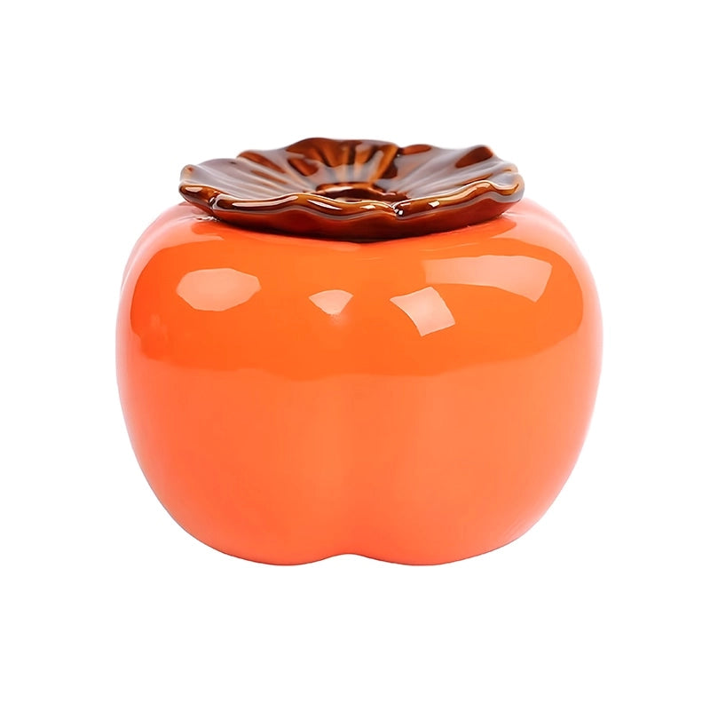 Soliflore Forme Kaki Fruit Exotique en Céramique modèle M.