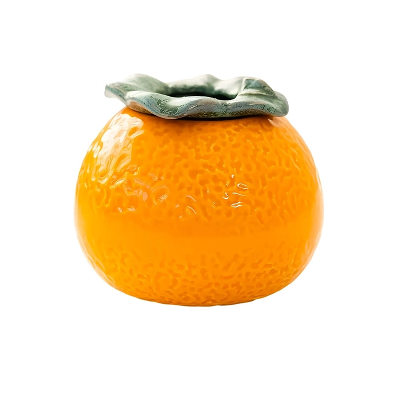 Soliflore en Forme d'Orange en Céramique modèle M 8cm.