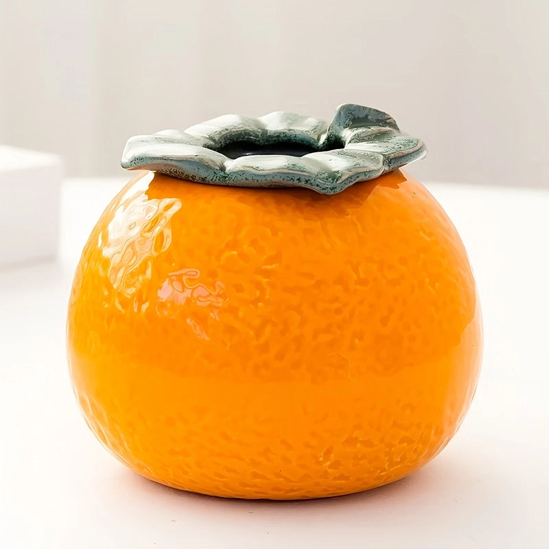 Soliflore en Forme d'Orange en Céramique présentation du modèle L.
