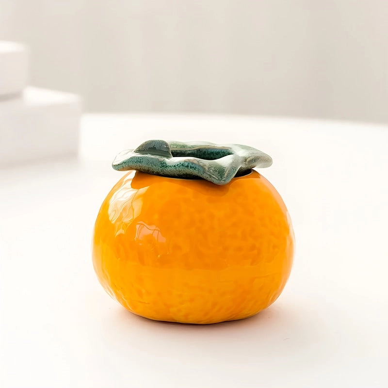 Soliflore en Forme d'Orange en Céramique présentation du modèle S.