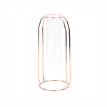 Soliflore Tube Suspendu Cadre Géométrique Rose Gold - Vignette | Vase Cute