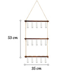 Soliflore Vertical Mural Multi Tubes   (Verre & Bois) - Vignette | Vase Cute