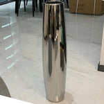 Grand vase à poser au sol argenté design chic   (Céramique) - Vignette | Vase Cute