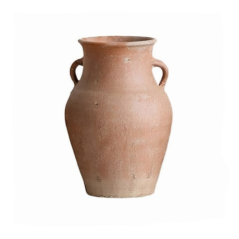 Vase amphore argile rouge vieillie style 1