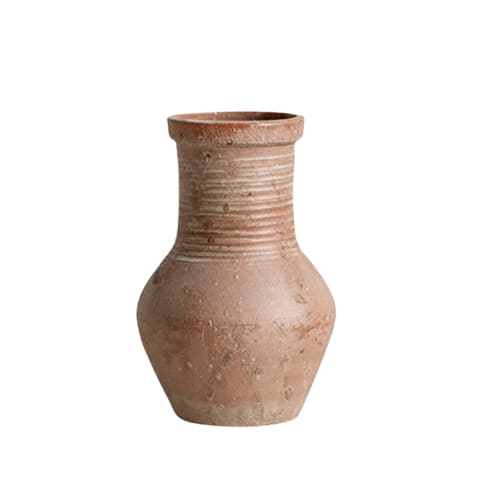 Vase amphore argile rouge vieillie style 5