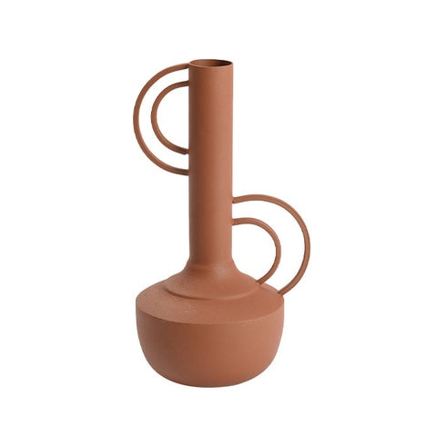 Vase amphore givré design original modèle Orange.
