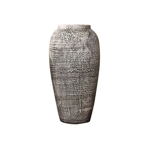 Vase ancien effet pierre Taille L.