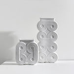 Vase colonne art déco motif rond  (Céramique) - Vignette | Vase Cute