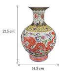 Vase Artisanal Dragon Rouge   (Porcelaine) - Vignette | Vase Cute