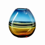 Vase bicolore orange et bleu   (Verre) - Vignette | Vase Cute