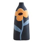 Vase Bohème Peint Motif Fleurs   (Céramique) - Vignette | Vase Cute