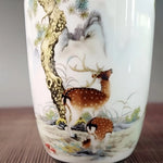 Vase Chinois Peint Motifs Animaux   (Porcelaine) - Vignette | Vase Cute