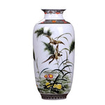 Vase Chinois Peint Motifs Animaux   (Porcelaine) - Vignette | Vase Cute