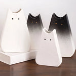 Vase Créatif Silhouette de Chat Original - Vignette | Vase Cute