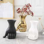 Vase design main poing fermé   (Céramique) - Vignette | Vase Cute