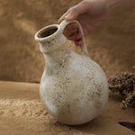 Vase d'Époque Forme Pichet Peint à la Main - Vignette | Vase Cute