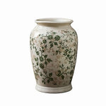 Vase d'Époque Motif Feuillages Verts   (Céramique) - Vignette | Vase Cute