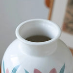 Vase Fantaisie Motif Fleurs Peint à la Main - Vignette | Vase Cute