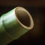 Vase Forme Bambou Vert - Vignette | Vase Cute