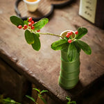 Vase Forme Bambou Vert - Vignette | Vase Cute