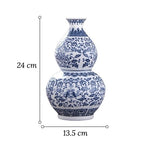 Vase Gourde Wu Lou Style Chinois   (Porcelaine) - Vignette | Vase Cute