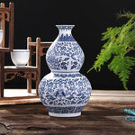 Vase Gourde Wu Lou Style Chinois   (Porcelaine) - Vignette | Vase Cute