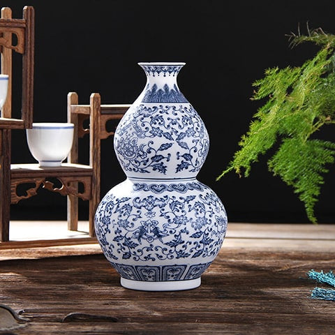 Vase gourde Wu Lou chinois