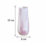 Vase Longiligne Décoratif Rose Laiteux - Vignette | Vase Cute