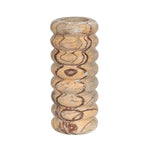 Vase Longiligne Ondulé Effet Bois - Vignette | Vase Cute