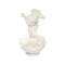 Vase Luxueux Design Raffiné Rond Col Ondulé présentation du modèle A sans fleurs sur fond blanc.