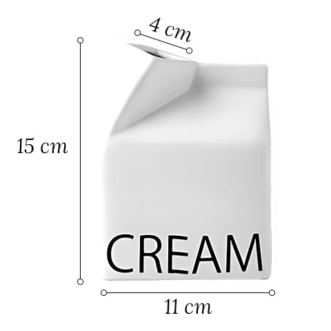 Vase Milk ou Cream en Céramique dimensions modèle cream