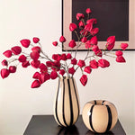 Vase Moderne Noir et Beige Rayures Verticales - Vignette | Vase Cute