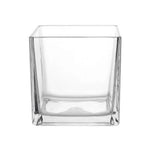 Vase Petit Cube Décoratif Transparent - Vignette | Vase Cute