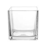 Vase Petit Cube Décoratif Transparent - Vignette | Vase Cute