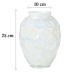 Vase Raffiné Motifs Floraux Reflets Nacrés - Vignette | Vase Cute