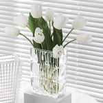 Vase Rectangulaire Rayé à Facettes - Vignette | Vase Cute